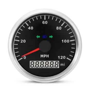 

85mm 200 KM/H GPS GPS Speedometer Digital Gauges Car Motorcycle Car Stainless Odometer
