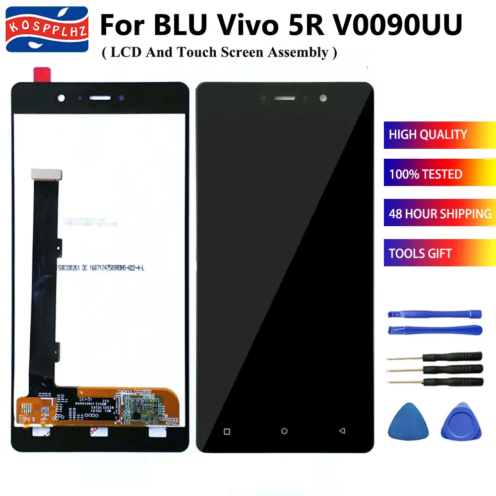 5 дюймов Высокое качество для BLU Vivo 5R V0090UU ЖК-дисплей и кодирующий преобразователь