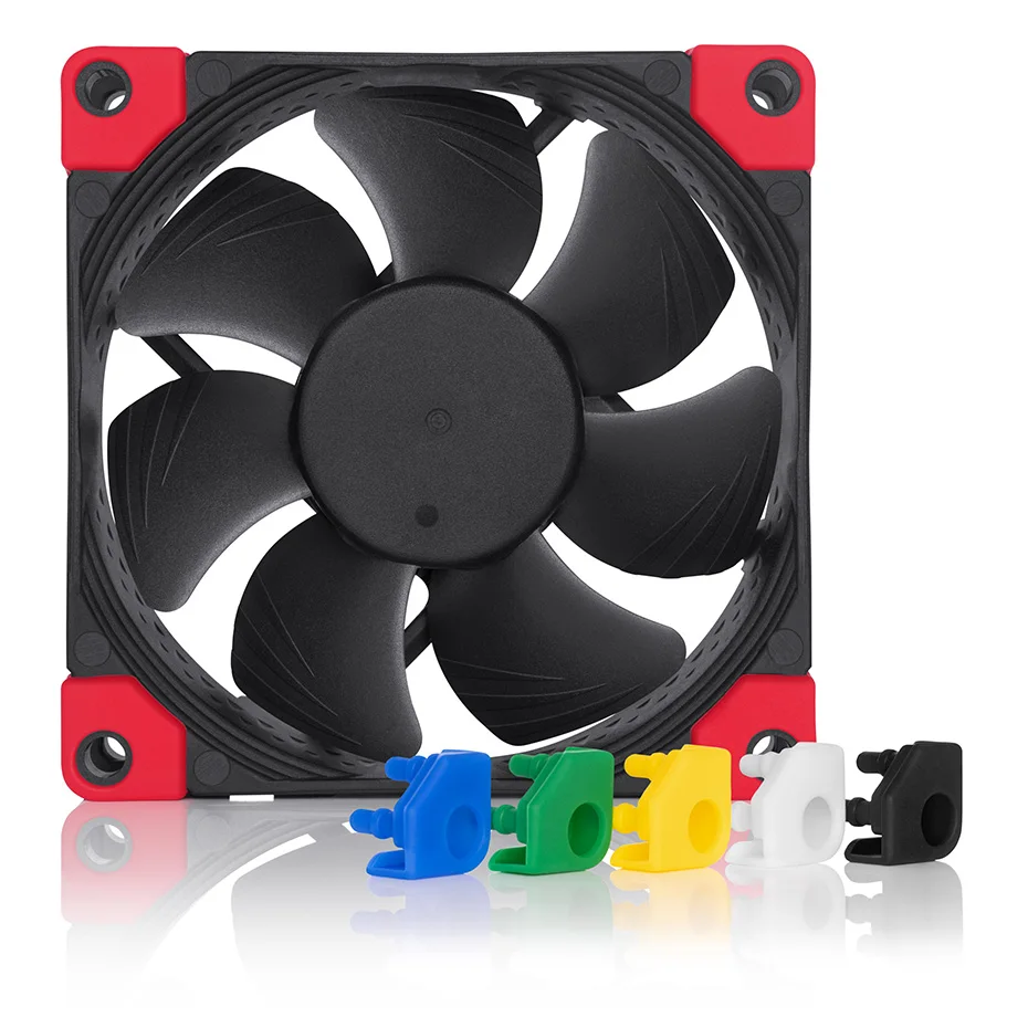 Noctua NF-A8 PWM chromax.black.swap 12В/4PIN Компьютерный Вентилятор охлаждения тихий 17.7dBA 2200 об/мин