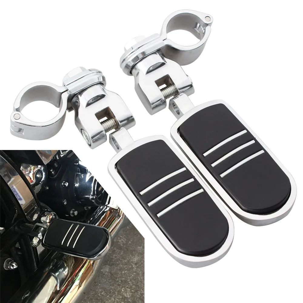 Parts & Accessories Motorcycle Highway Foot Pegs 1" Engine Guard Clamps