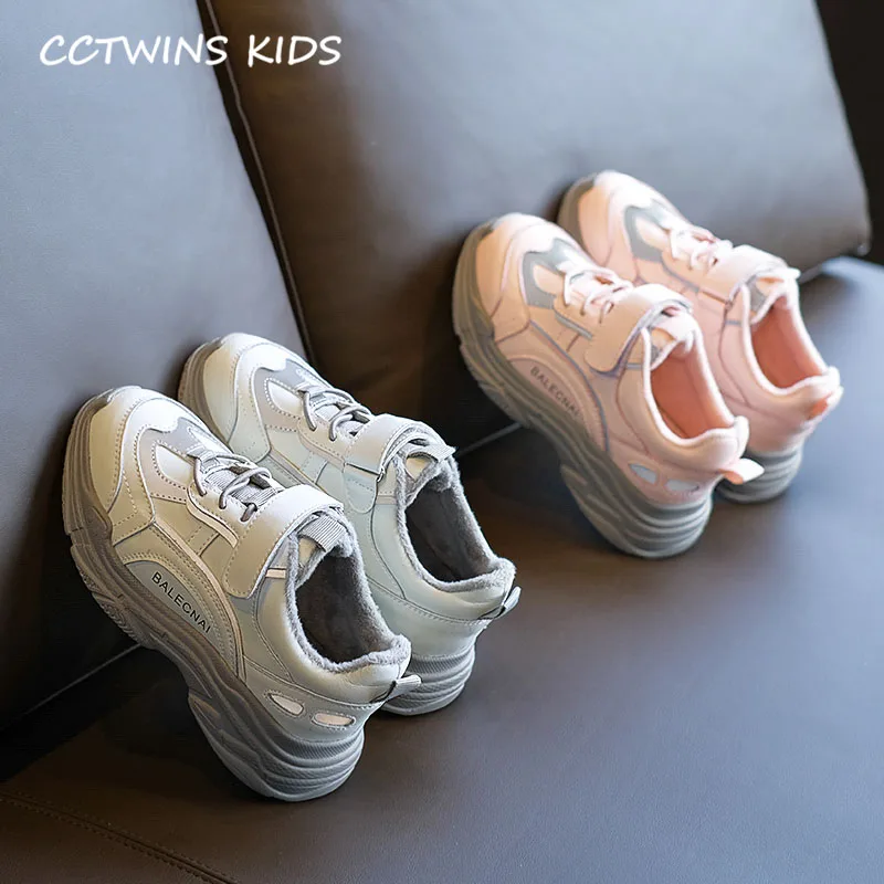 CCTWINS/детская обувь; коллекция года; Сезон Зима; Детские модные спортивные кроссовки; кроссовки из натуральной кожи для маленьких девочек; повседневная обувь для мальчиков; FS3167