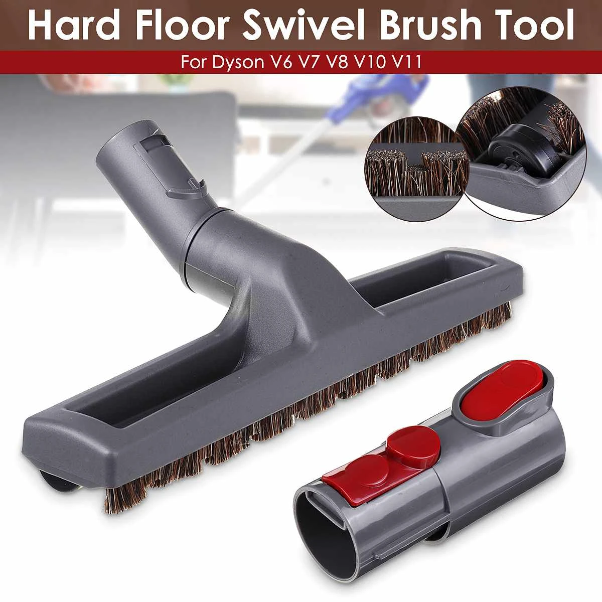 1pcs Vacuum Cleaner Floor Brush For Dyson V6 V7 V8 V10 V11 Vacuum Cleaner Floor Carpet Brush Head Cleaning Tools Accessories Vacuum Cleaner Parts Aliexpress