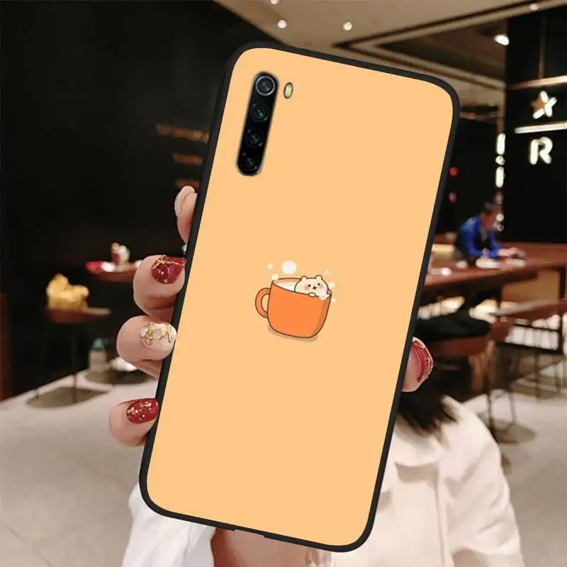 FFboost желтый чехол с мультипликационным принтом coque fundas etui для xiaomi note max mi 3 7 8 9se Redmi 7a
