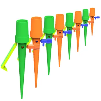 

Plant Self Watering Spikes Devices Automatic Waterer Drip Irrigation System for Gardens Lawn E2S