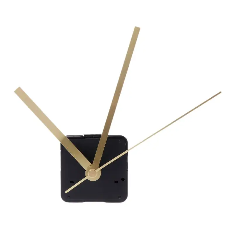 DIY Quartz Clock Movement Mechanism Non Ticking DIY Wall Clock Mechanisms with Hands Set for Repair Parts Replacement 