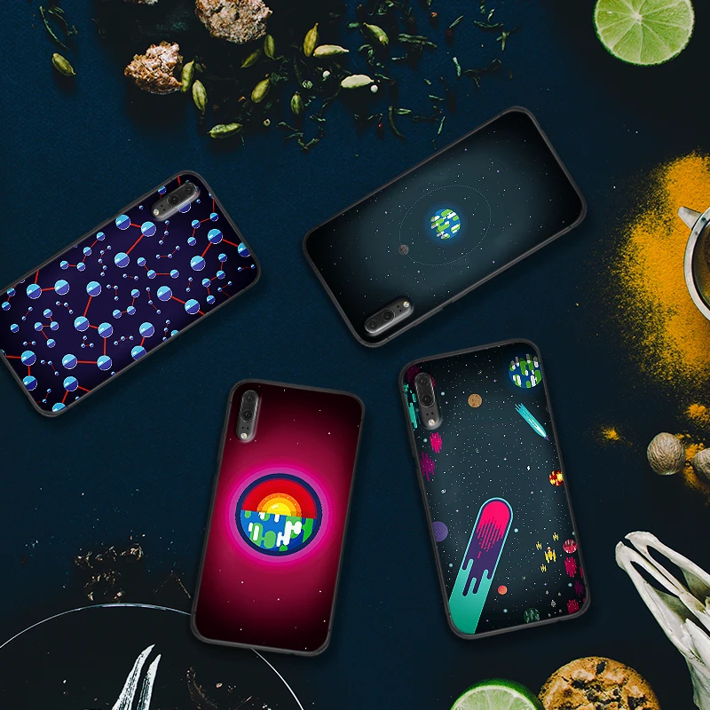 Научный мир Kurzgesagt для Huawei Honor 8 9 10 lite 7A 9X Pro 7C 5.99IN 7X 8X 8C Примечание вид 20 чехол
