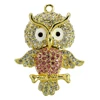 Pen Drive Metal Owl Keychain 128GB 64GB 32GB 16GB 8GB 4GB Crystal Animal Owl Pendant Usb Flash Drive Pendrive Cle Usb Stick ► Photo 2/6