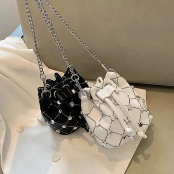 

Mini Bag 2020 New Style Foreign Style One Shoulder Chain Bag Fashion Versatile Cross Body Bucket Bag
