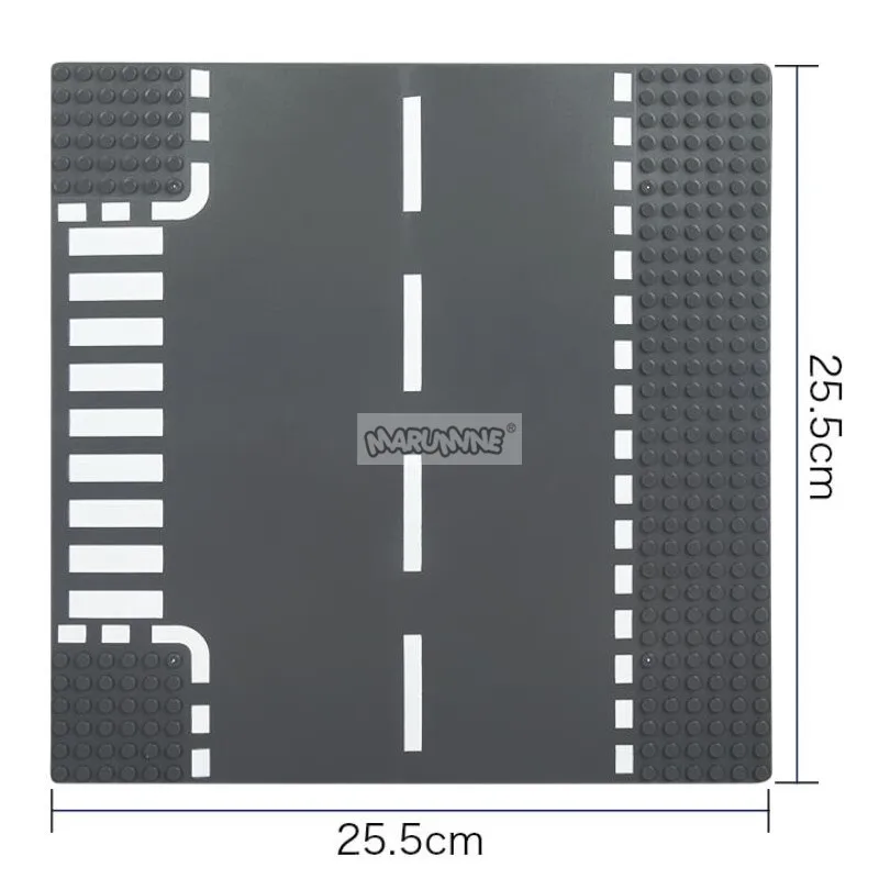 Marumine 32x32 дорожное покрытие доска блоки 2 шт./лот 7280 7281 классические DIY Кирпичи Базовая пластина городские дороги обучающая игрушка