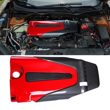 

FOR Honda Civic 2016 2017 2018 Engine dust cover 1.5T engine sound aborb Cited cover decorative Hood cover decoration left drive