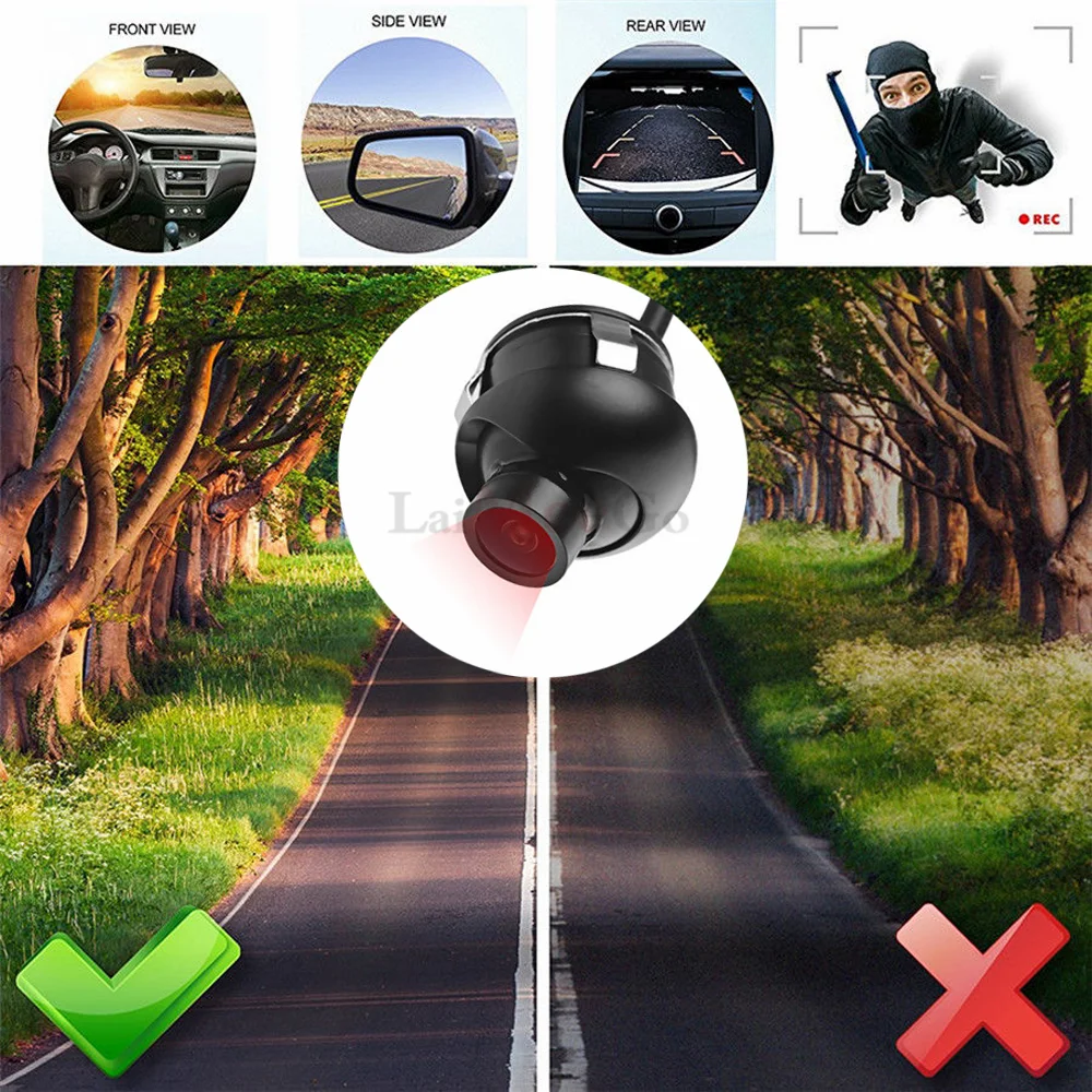 Waterproof 360 Degree Rotatable HD Waterproof Car Reverse Parking Reversing Camera Rear View Cam Backup Night Vision (1)