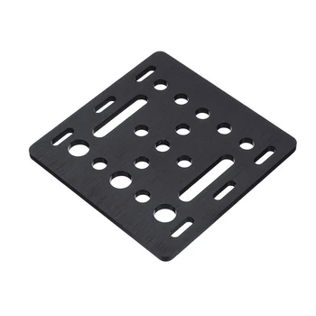 

V Slot CNC Machine Board Linear Rail For 2020 Profiles 20mm Gantry Plate Replacement Parts Black Easy Install Stable Durable