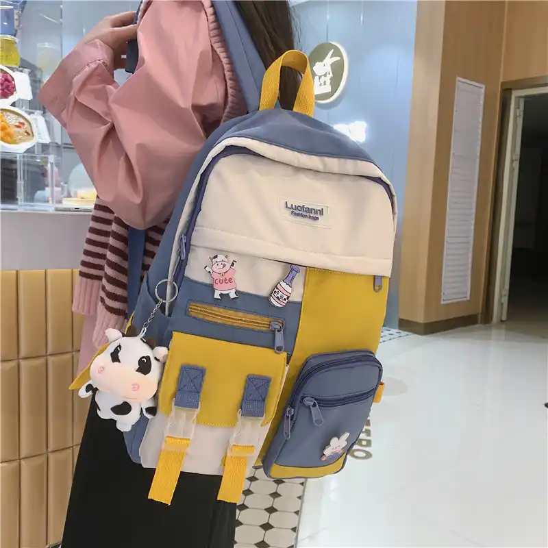 Joypessieかわいいガールリュックファッションレジャー女性旅行bagpackかわいいスクールバッグ十代ランドセル人間サンドバッグmochila防水 バックパック Aliexpress