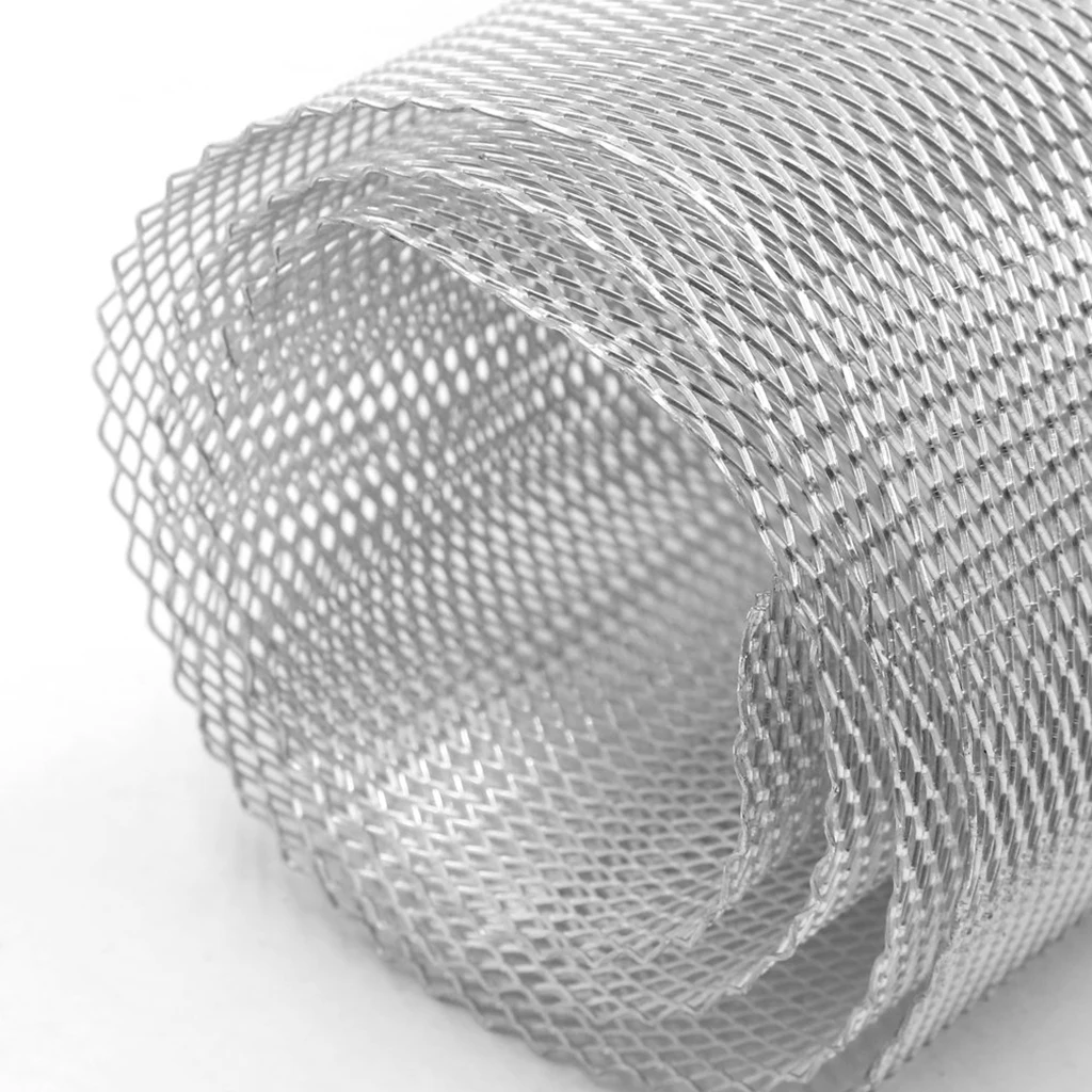 ALUMINUM UNIVERSAL SPORT MESH GRILL GRILLE CAR STOCK OE STYLE 100 x 33cm