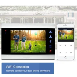 960p ahd app inteligente desbloqueio remoto wi fi ip vídeo porteiro sistema de vídeo porteiro código detecção movimento teclado câmera rfid