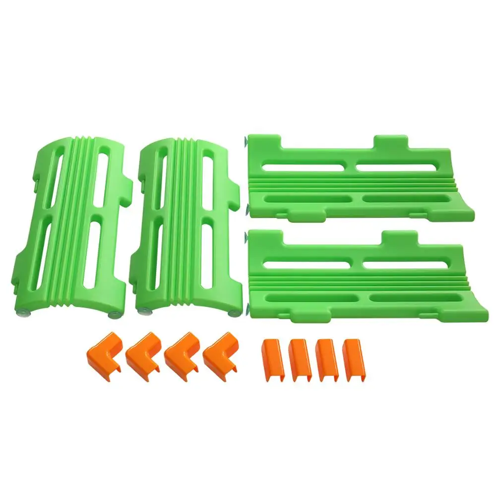 

4Pcs Baby Playpen Corner Piece Extension Panel Set For Children Safety Green Play Center Yard Home Fence Easy to Assemble CL5767