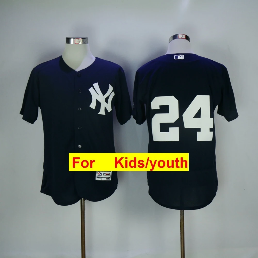 Красный youth New York Aaron Judge Giancarlo Stanton Gary Sanchez Didi Gregorius Gleyber Torres FLEX& Cool Base Player Jersey - Цвет: Красный