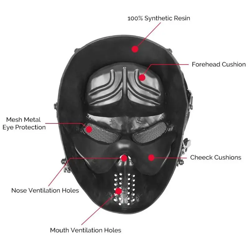 Skull Airsoft Full Face Mask