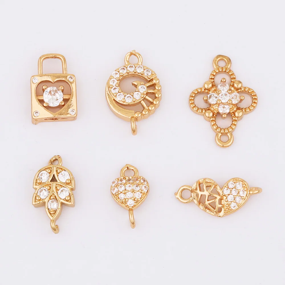 

WHSOK 50Pcs Jewelry Accessories/Connector/Multil Shape/Earrings Pendants/Jewelry Findings & Components/Hand Made/DIY Making