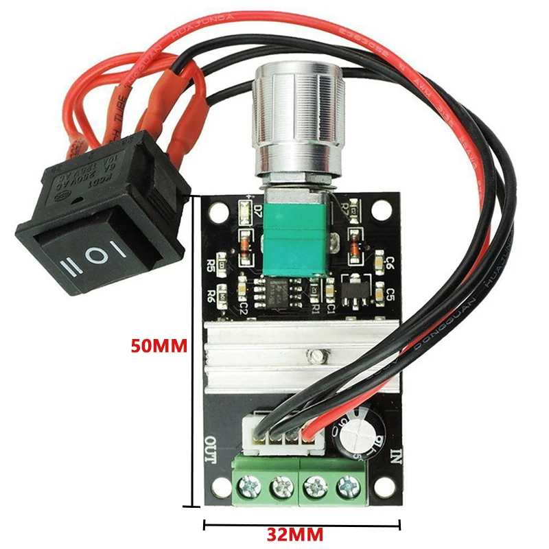Details about   DC Motor Speed Controller DC6-28V 3A DC Motor Controller With Suitable To Adjust 