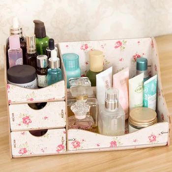 

Namu Dressing Box Creative DIY Home Supplies Wooden Desktop Cosmetic Storage Box Drawer Storage Box