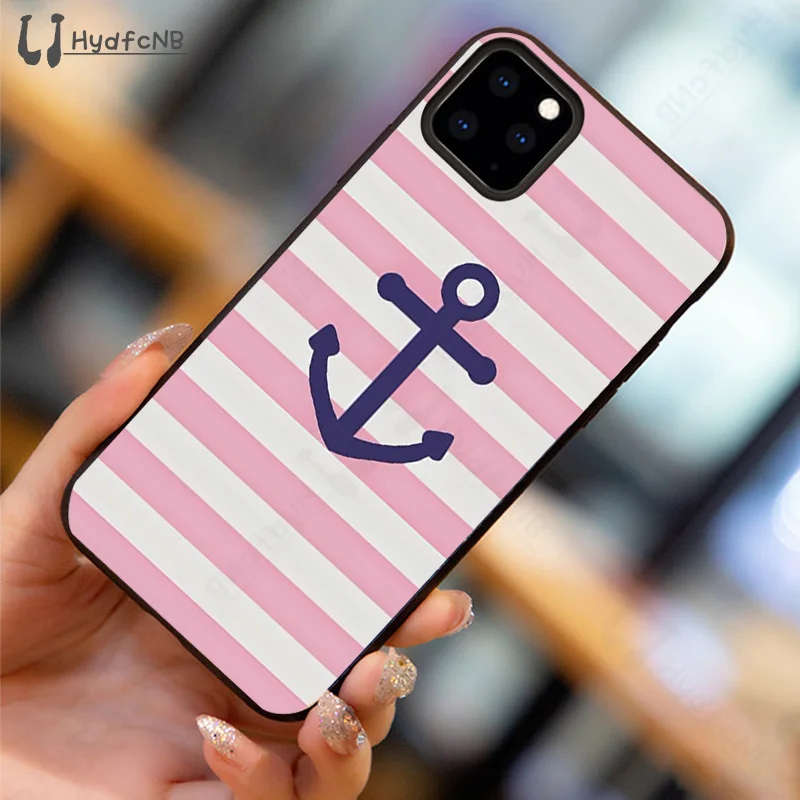 Stripes Anchor Boat Ship Wheel