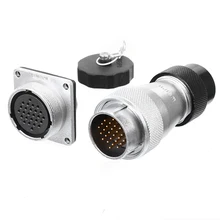 WS28 TD Male Plug+Z Female Socket Outdoor LED Lighting Electrical Power Adapter M28 Industrial Connector 2 3 4 8 16 24 26 35 Pin