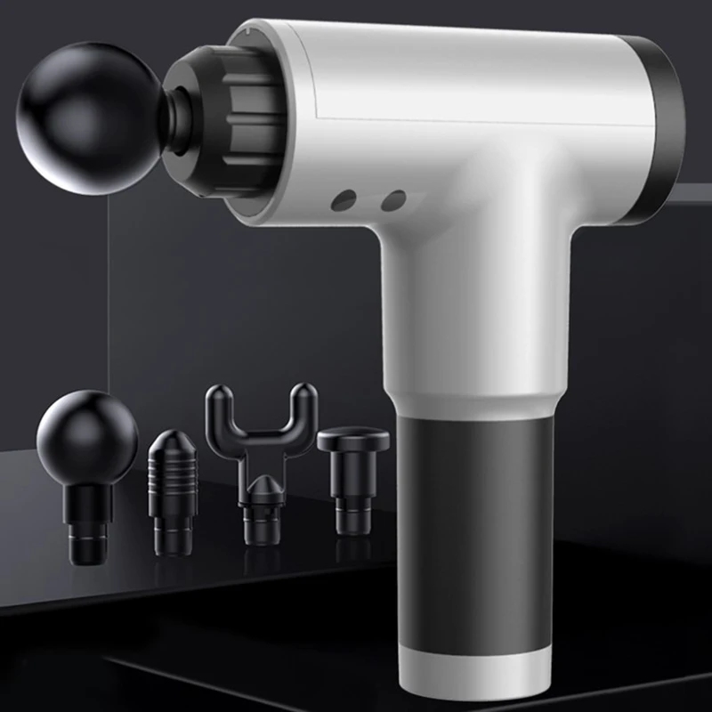 

Muscle Massage Gun Vibrate Deep Tissue Percussion Massager Handheld Electric Muscle Massager Portable Quiet Long Time Use