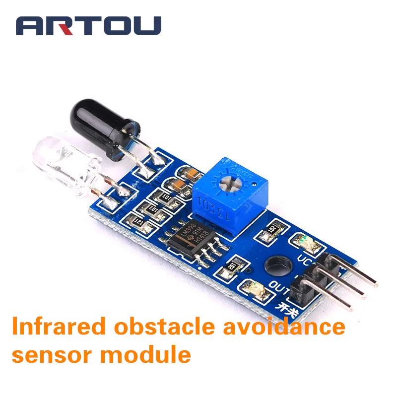 

5PCS Smart Electronics Smart Car Robot Reflective Photoelectric 3pin IR Infrared Obstacle Avoidance Sensor Module for arduino