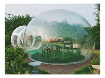 

Free Shipping Inflatable Bubble Tent 3M/4M/5M Dia Clear Bubble Hotel For Camping DIY Bubble House Bubble Dome Tent Cheap