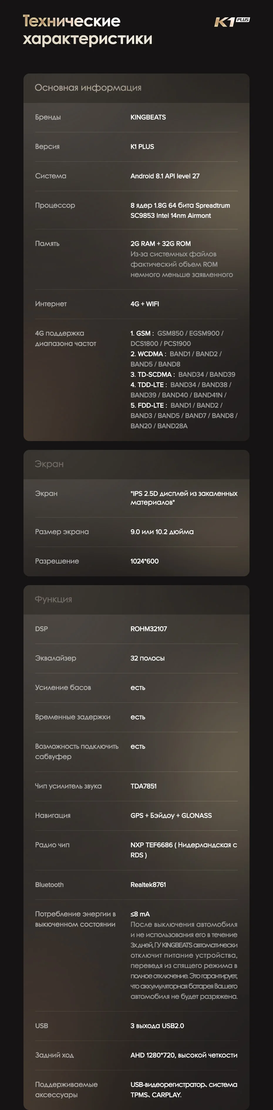 KingBeats штатное головное устройство for Toyota Camry 5 2001 2006 GPS Android 8.1 автомагнитола на андроид магнитола для Тойота Камри 5 xv30 автомобильная мультимедиа Octa Core 8 core*1.8G DDR4 2G ROM 32G RAM / 4+64G