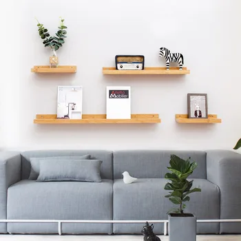 

Home Decor Wall Storage Shelf DIY Wood Storage Shelf Kids Room Wall Decoration Creative Wall Phone Shelf 1 PC