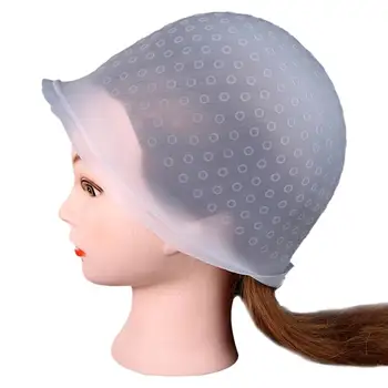 

1pc Dye Caps with Hooks Elastic Dyeing Hat Highlight Hat for Women