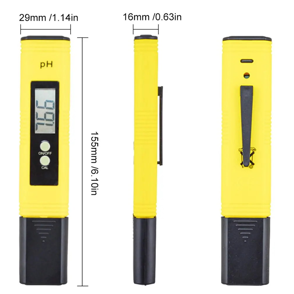 Multifunctional Portable PH EC Meter Temperature Tester Pen Conductivity Water Quality Measurement Tools PH Tester