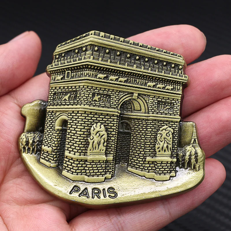 Металлический магнитный холодильник 3D магнит на туристическая сувенирная