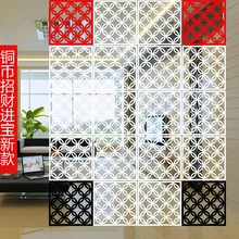 12 шт. перегородкой Biombo номер перегородки Стены Перегородки разделов комнаты ПВХ Наклейки на стены перегородки разделов комнаты складной Экран