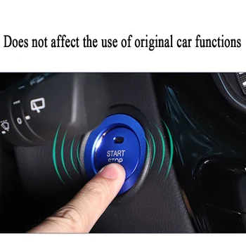 

Suitable for Toyota CHR/Yize Start Stop Button Hood Ring Auto Parts Start Stop Hood Button Sticker Button Sticker Cover Interior