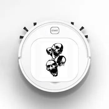 

Robot Vacuum Cleaner Intelligent Automatic Mopping Clean Robot for Hard Floor Carpet Horror Zombie Halloween Skull Group v2