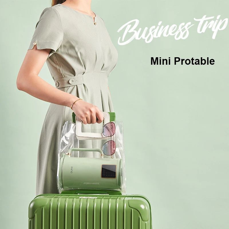 400ml Protable Soybean milk machine cytoderm breaking machine Filter-free Automatic Heating soybean milk Multifunction blender