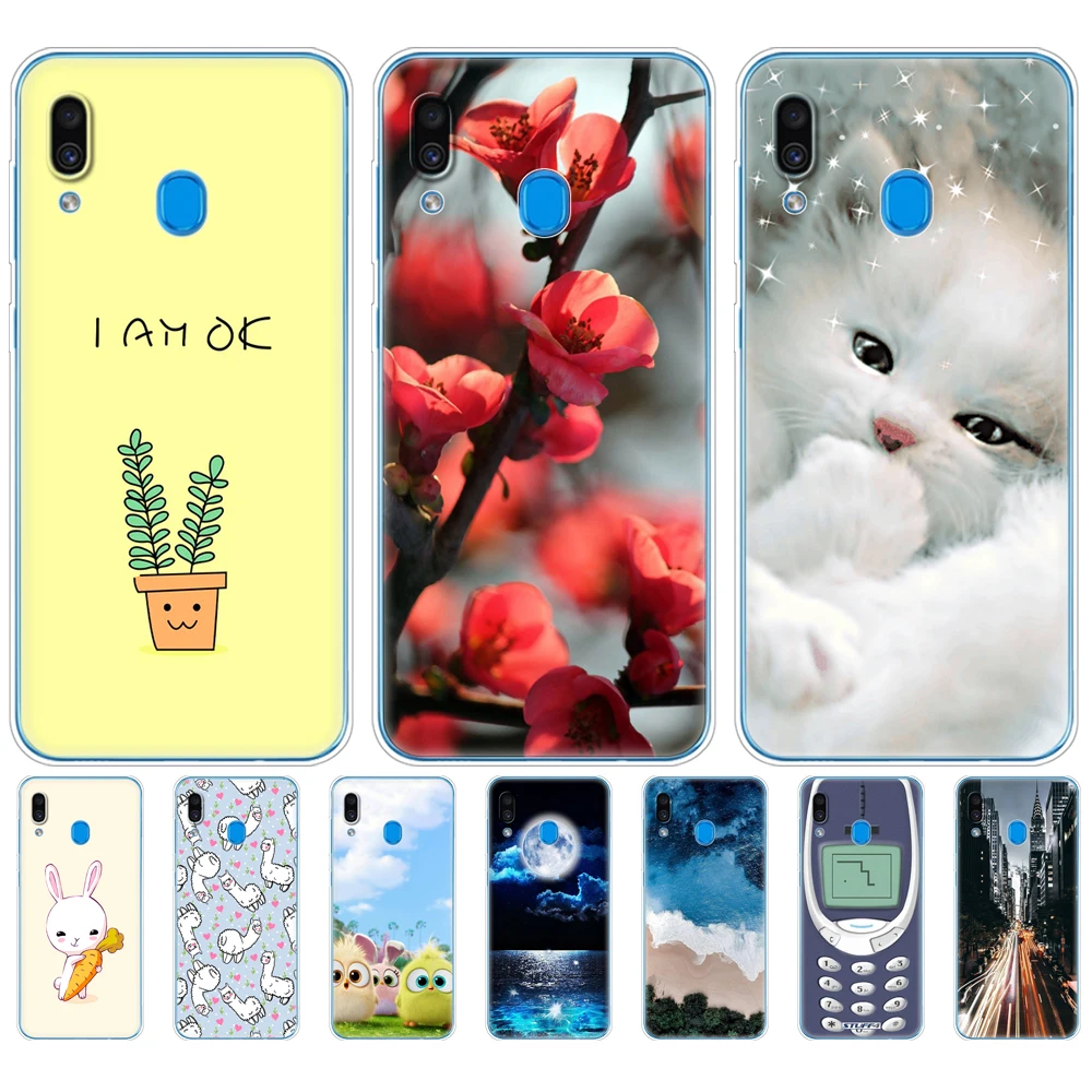 Per Il Caso Di Samsung Galaxy A30 A20 A20E Della Copertura Di Caso Per Samsung A30 Un 30 Sm-A305F A305F Caso Per Samsung A20 A205F Molle Del Silicone 