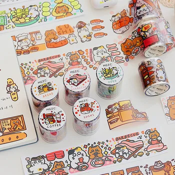 

1pcs/1lot Decorative Adhesive tapes Cat food Scrapbooking DIY Paper Scrapbooking Stickers 3m