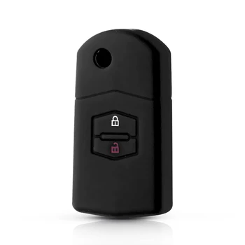 Cover chiave telecomando per Mazda M3 Axela M6 Atenza M5 CX7 CX9 CX5 - KEYYOU di Chiave Dell automobile Del Silicone Della Cassa Della Pelle Giacca 2 Bottoni Per