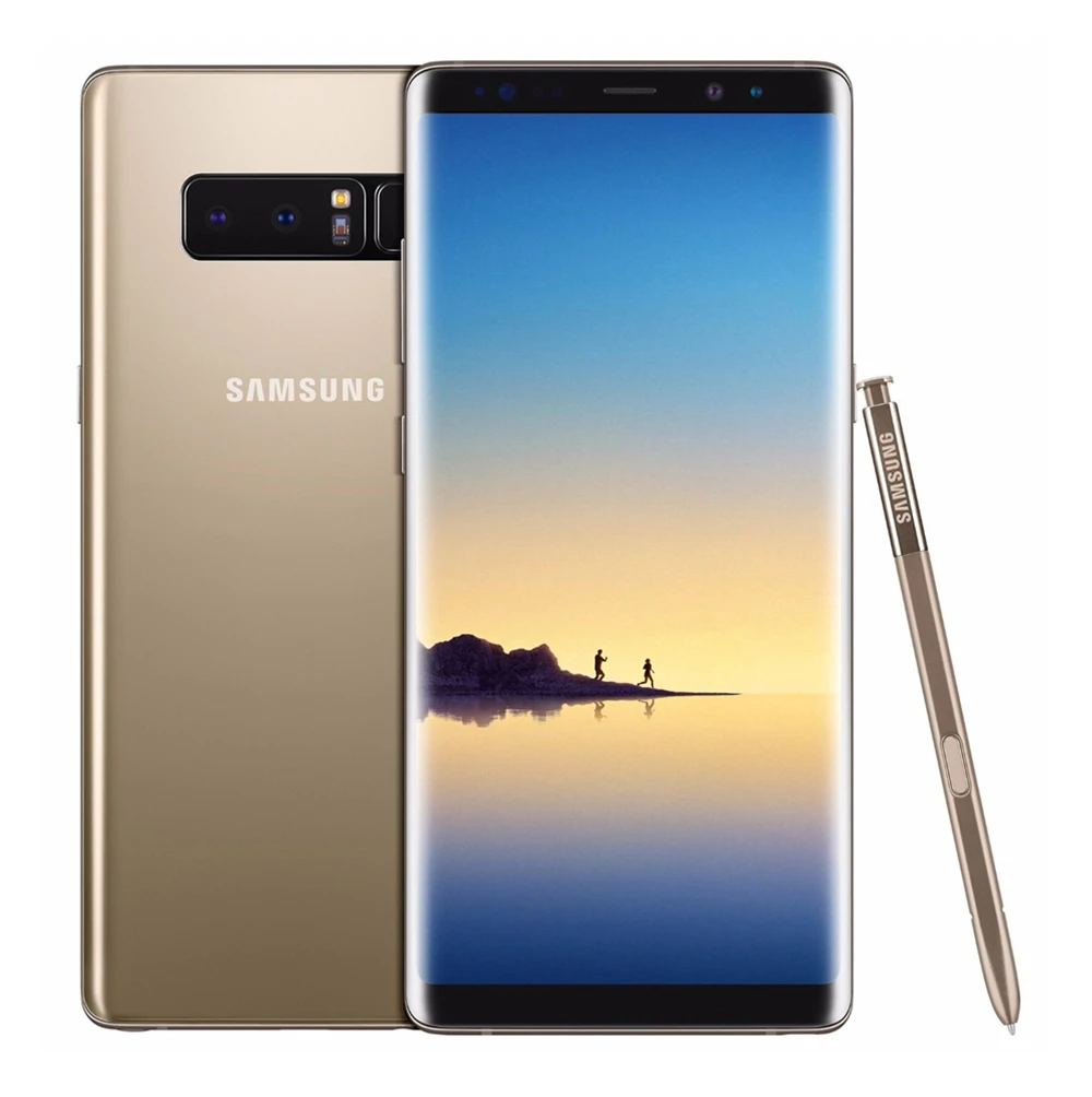 Samsung Galaxy Note8 N9500 256 ГБ Note 8 разблокированный LTE телефон Snapdragon 835 Восьмиядерный 6," двойной 12 МП 6 ГБ и 128 Гб Две sim-карты