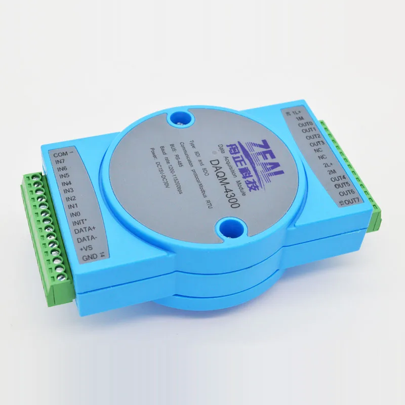 

Digital io acquisition module to rs485modbus16 way switch input and output isolation daqm-4300