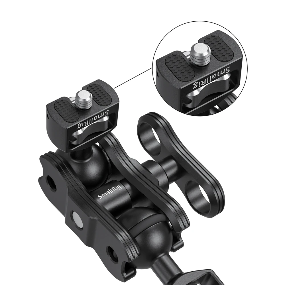 Аксессуары для камеры SmallRig DSLR Шарнирный рычаг с двойной шаровой головкой (винт 1/4