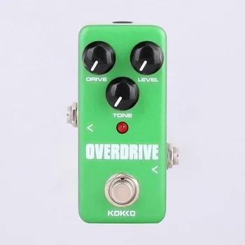 

KOKKO FOD3 Mini Overdrive Electric Guitar Effect Pedal Portable True Bypass Aluminium Body Tube Overload Guitar Stompbox