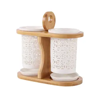 

OUNONA Chopstick Rack Holder Double-row Practical Chopstick Drain Rack Durable Chopstick Holder Rack for Restaurant Kitchen Home