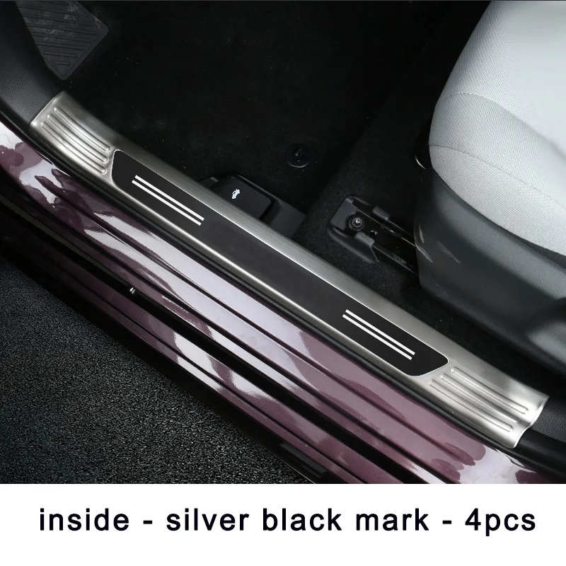 product picture 4 Lsrtw2017 для Toyota Corolla E210 Автомобильная Накладка для дверного порога с защитой от царапин, аксессуары для интерьера - Название цвета: product picture 4