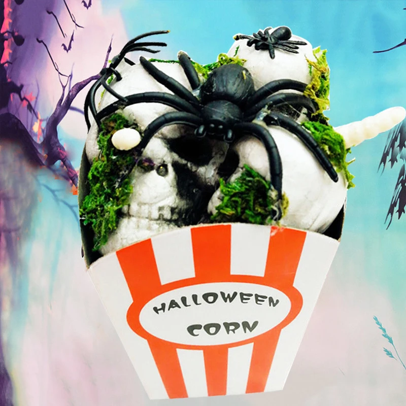 Страшный ужас бар попкорн тема отель дом с привидениями день апреля кровавый