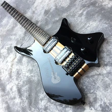 Глянцевый черный, без головы, через тело шеи, черная фурнитура, все цвета могут быть настроены